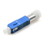 Customized LC Hybrid SinglemodeMultimode Fiber Optic AdapterCoupler, Female to Male-1