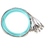 Customized OM3 Multimode 4-24 Fibers LCSCFCSTE2000(LSH) Bunch Fiber Optic Pigtail-5