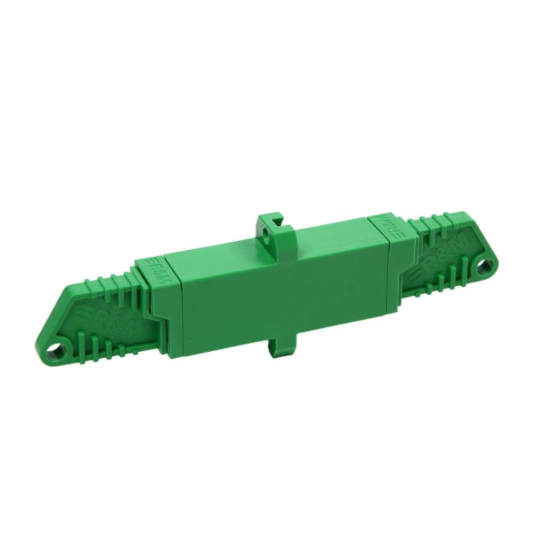 E2000(LSH)APC to E2000(LSH)APC Simplex OS2 Single Mode Plastic Fiber Optic AdapterCoupler with Flange-1