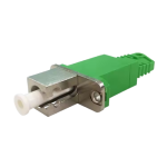 E2000(LSH)APC to LCAPC Simplex OS2 Single Mode Hybrid Fiber Optic AdapterCoupler with Flange-1