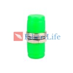 FC/APC To FC/APC Simplex Singlemode Small D Metal Fiber Optic Adapter Without Flange