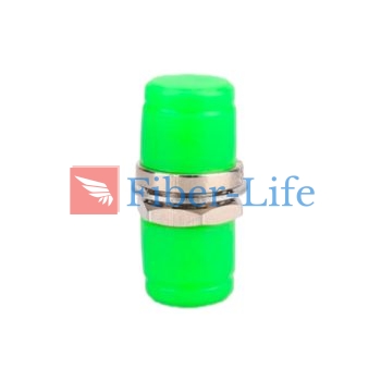 FC/APC To FC/APC Simplex Singlemode Small D Metal Fiber Optic Adapter Without Flange
