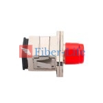 FC UPC Female to SC UPC Female Hybrid Simplex Metal Fiber Optic Adapter With Flange