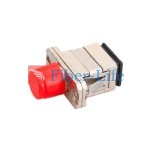 FC UPC Female to SC UPC Female Hybrid Simplex Metal Fiber Optic Adapter With Flange