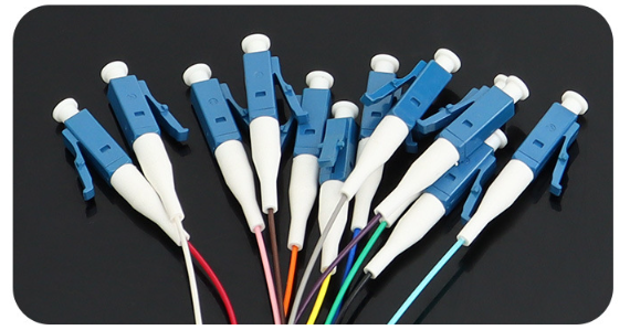 4-48 Fibers Unjacketed Color-coded Fiber Optic Pigtail-1