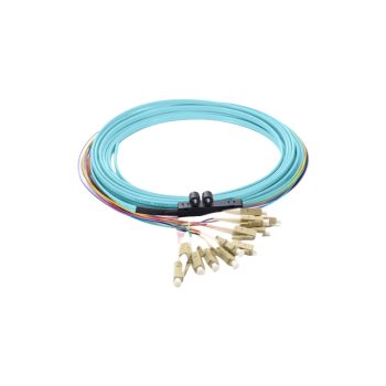 OM4 Multimode 4-12 Fibers Ribbon Fiber Optic Pigtail-1