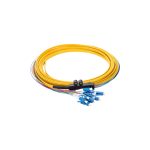 OS2 Single Mode 4-12 Fibers Ribbon Fiber Optic Pigtail