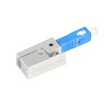 SC Bare Fiber AdapterCoupler Telecom Grade Square-1