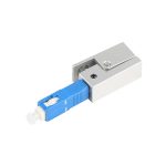 SC Bare Fiber AdapterCoupler Telecom Grade Square-1