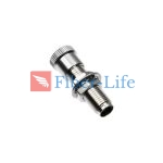 SMA905 To SMA905 Simplex Metal Fiber Optic Adapter Without Flange