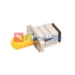 ST UPC Female To SC UPC Female Hybrid Simplex Metal Fiber Optic Adapter With Flange