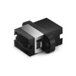 US Conec MTP®MPO Black Fiber Optic AdapterCoupler with Flange, Key Up to Down-1