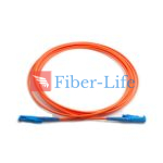 E2000 UPC To E2000 UPC Simplex OM1 Multimode Fiber Patch Cable