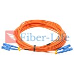 OM1 Multimode Duplex E2000(LSH) Fiber Optic Patch Cable-1