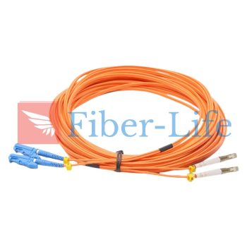 OM1 Multimode Duplex E2000(LSH) Fiber Optic Patch Cable-2