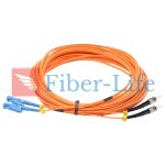 OM2 Multimode Duplex E2000(LSH) Fiber Optic Patch Cable-1