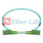 OM3 Multimode Duplex E2000(LSH) Fiber Optic Patch Cable