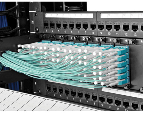 High-density duplex LC connectors