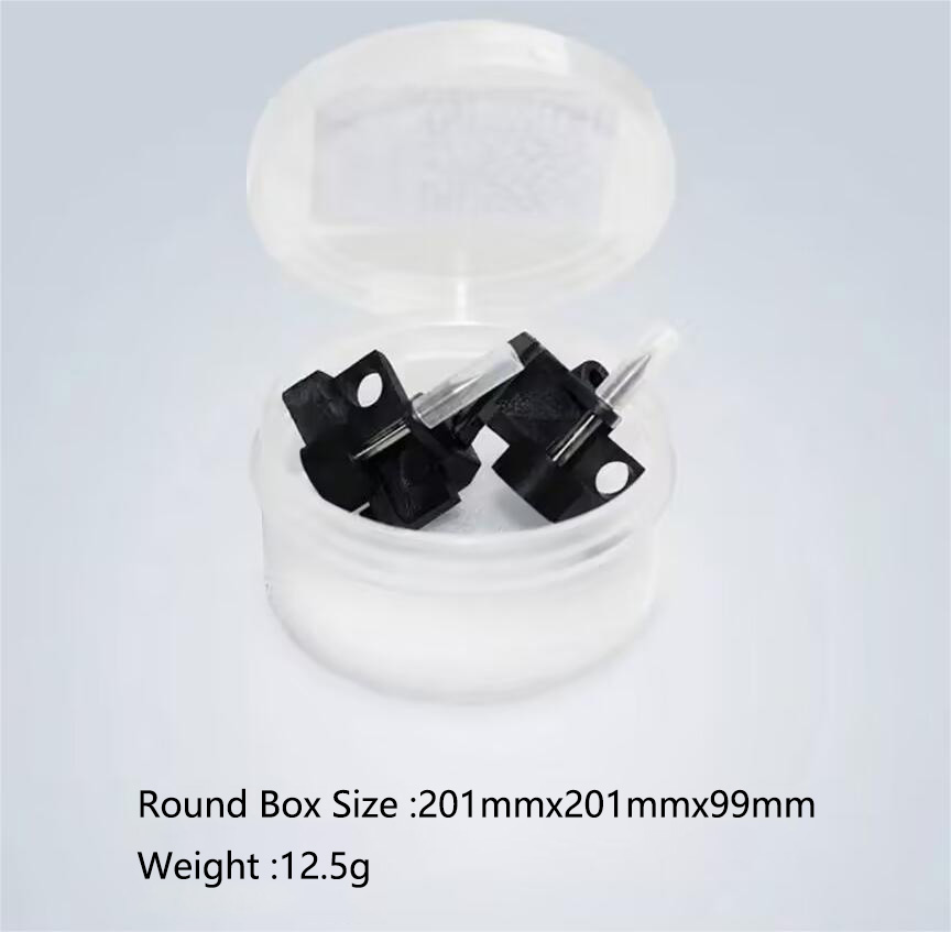 Signal Fire Fusion Splicer Electrodes Round box packaging for easy storage.