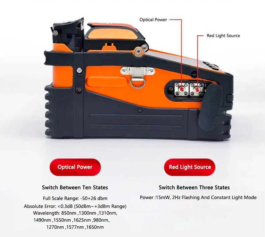 Singal Fire AI-9 Fusion Splicer Comes with optical power meter and red light source