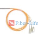 1×2 850nm Single Window Multimode FBT Coupler Splitter With Steel Tube
