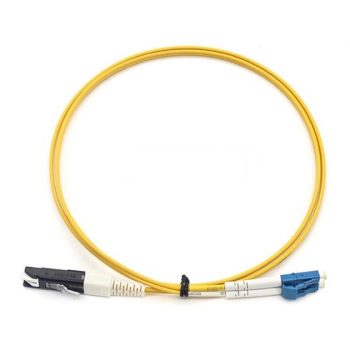 VF45 To LC UPC Duplex SingleMode Fiber Patch Cable