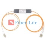1×2 850nm Single Window Multimode FBT Coupler Splitter With ABS Box