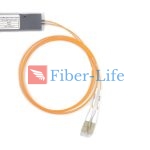 1×2 850nm Single Window Multimode FBT Coupler Splitter With ABS Box
