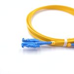 E2000 UPC To E2000 UPC Duplex OS2 Singlemode Fiber Patch Cable