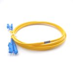 E2000 UPC To E2000 UPC Duplex OS2 Singlemode Fiber Patch Cable