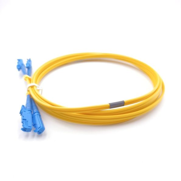 E2000 UPC To E2000 UPC Duplex OS2 Singlemode Fiber Patch Cable-5