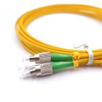 FC APC To FC APC Duplex OS2 Singlemode Fiber Patch Cable