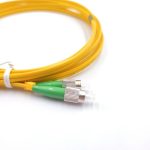 FC APC To FC APC Duplex OS2 Singlemode Fiber Patch Cable