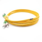 FC APC To FC APC Duplex OS2 Singlemode Fiber Patch Cable