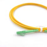 LC APC To LC APC Simplex OS2 Singlemode Fiber Patch Cable