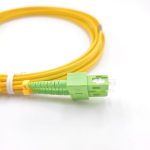 SC APC To SC APC Duplex OS2 Singlemode Fiber Patch Cable