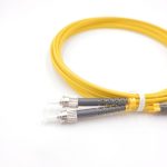 ST UPC To ST UPC Duplex OS2 Singlemode Fiber Patch Cable