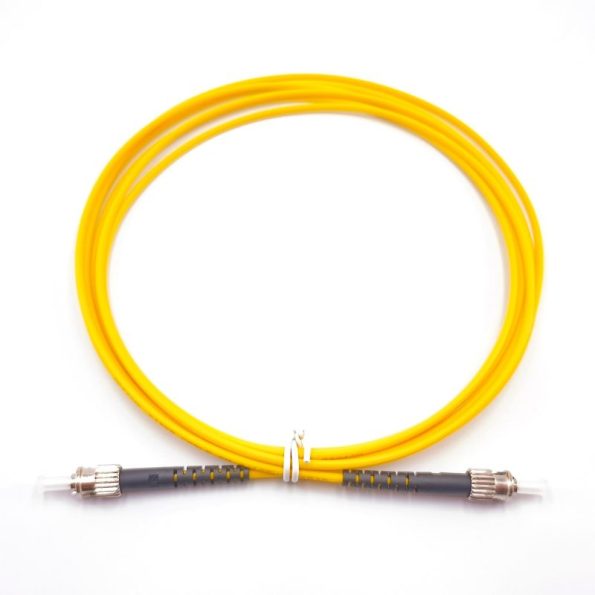 ST UPC To ST UPC Simplex OS2 Singlemode Fiber Patch Cable