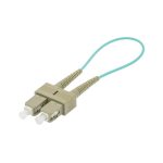 OM3 Multimode SC UPC Fiber Loopback Cable