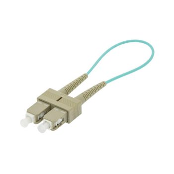 OM3 Multimode SC UPC Fiber Loopback Cable