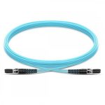 SMA905 To SMA905 Duplex OM3 Multimode Fiber Patch Cable