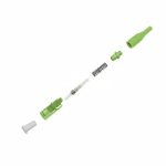 Singlemode Simplex 0.9mm Boot LC APC Fiber Optic Connector