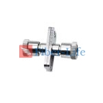 SMA905 To SMA905 Simplex Metal Fiber Optic Adapter With Flange