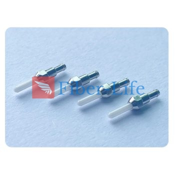 1.25mm OD Ceramic Ferrule With Flange For LC Fiber Connector