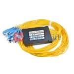 1x32 1310nm 1550nm ABS Box Polarization Maintaining PLC Splitter Slow Axis Working