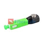 SC APC Round Bare Fiber Adapter