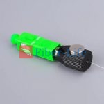 SC APC Round Bare Fiber Adapter