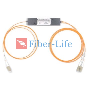1x2 1310nm Single Window Multimode FBT Coupler Splitter With ABS Box