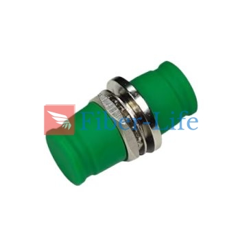 FC APC To FC APC Simplex Singlemode Big D Metal Fiber Optic Adapter Without Flange