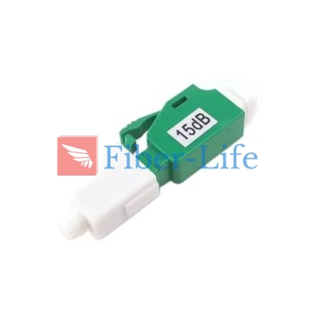 LC APC Singlemode Fixed Fiber Optic Attenuator